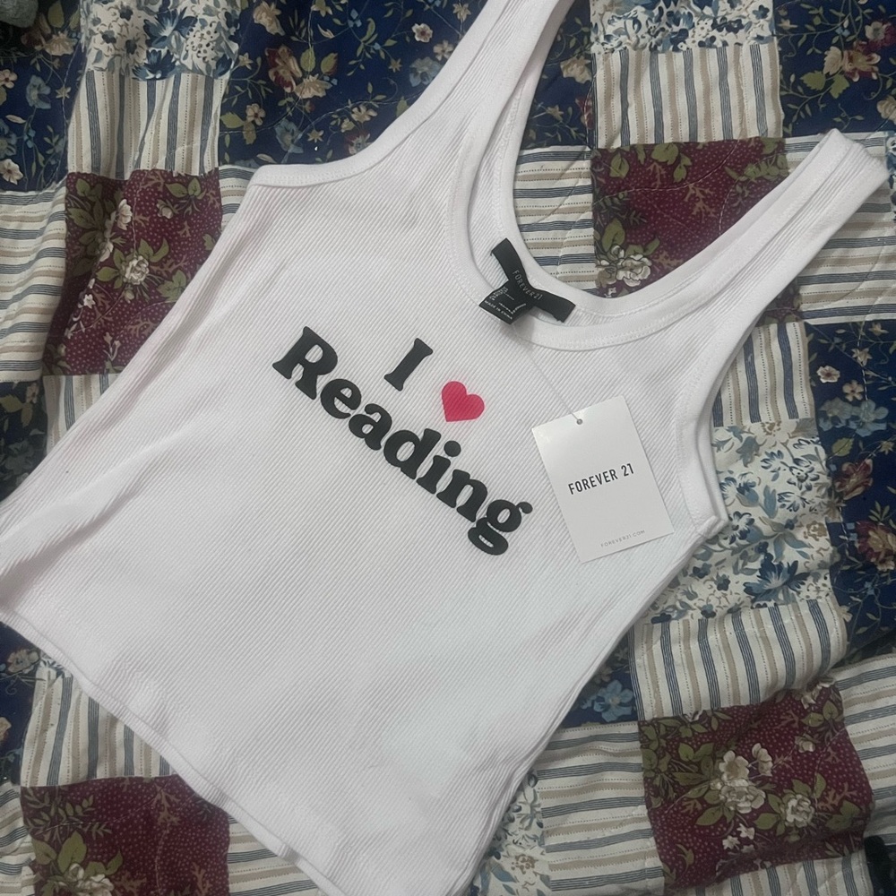 I love Reading Cropped Tank